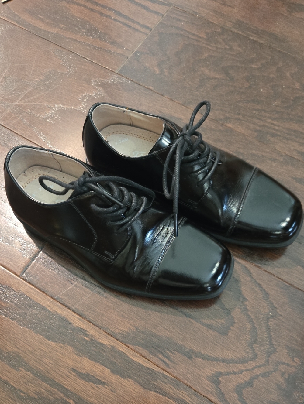 Boy's Florsheim Black Dress Shoes